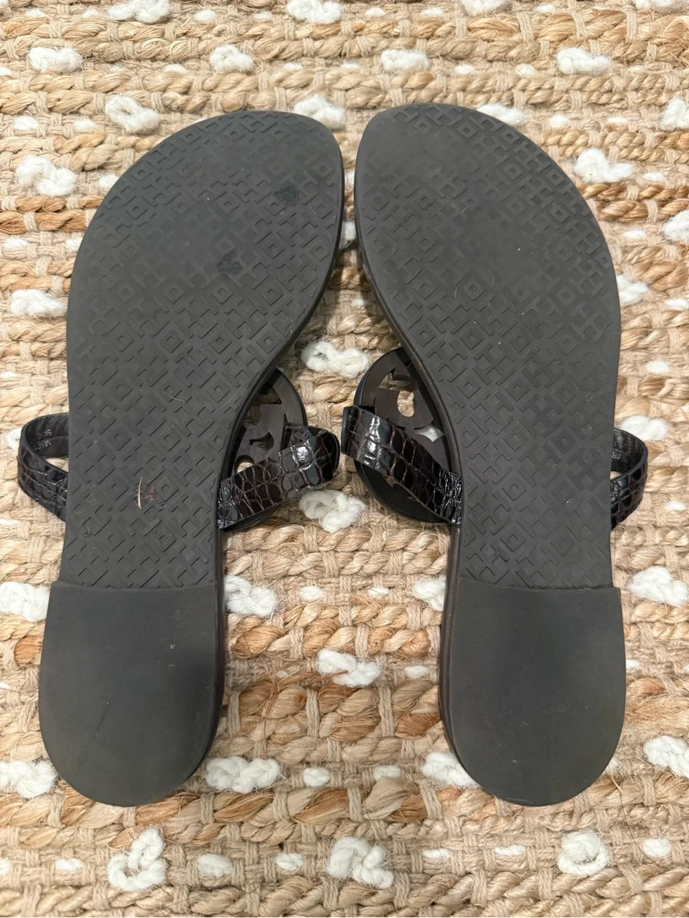 Women’s Tory Burch Miller sandals chocolate brown size 8